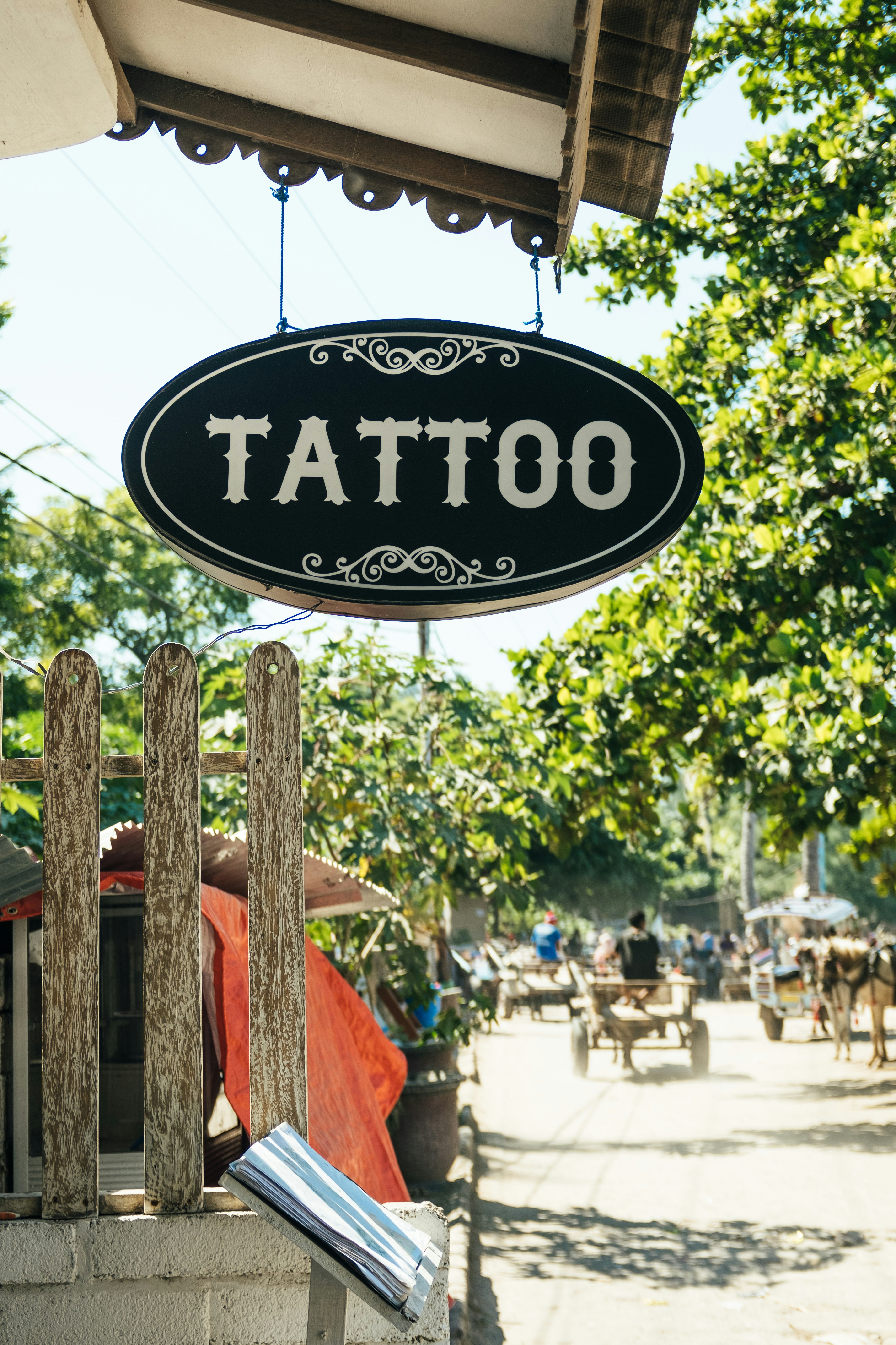 Tattoo shop in Gili Air