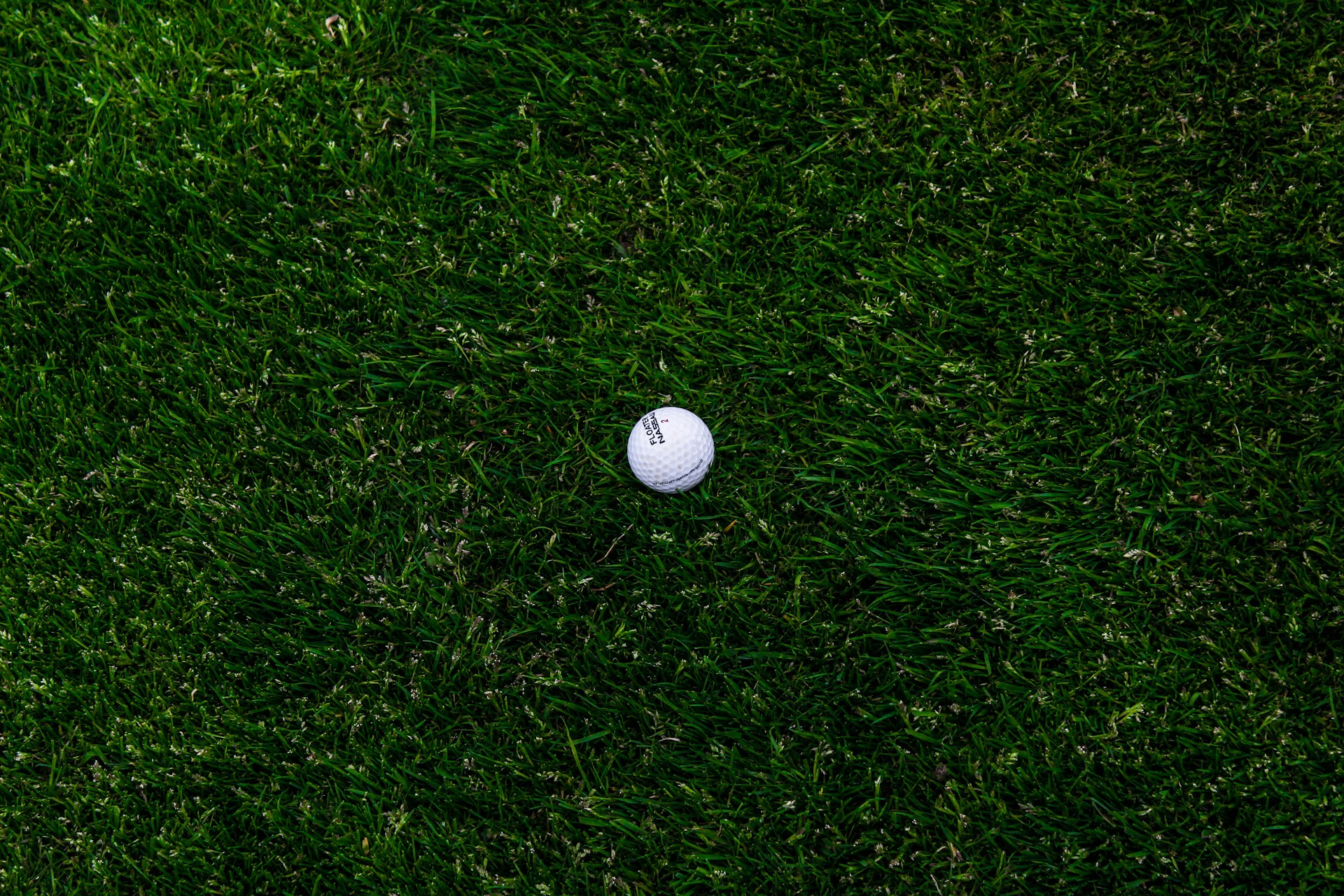white golf ball