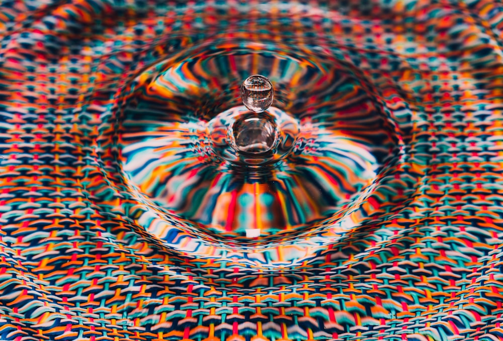 water drop photography