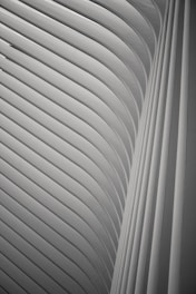 Creative, trendy block designs with sleek shapes and eco-friendly materials arranged artistically.