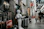 robot standing near luggage bags