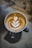 A beautifully crafted latte served by a Robot Latte machine.