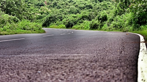 Smooth residential driveway with clean edges and fresh asphalt.