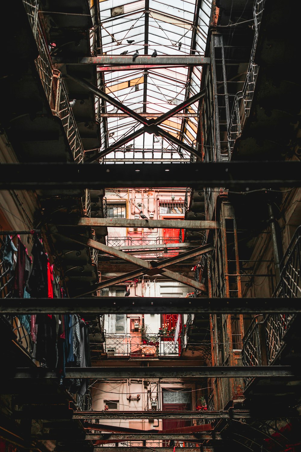 architectural photography of tenement