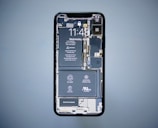 black smartphone