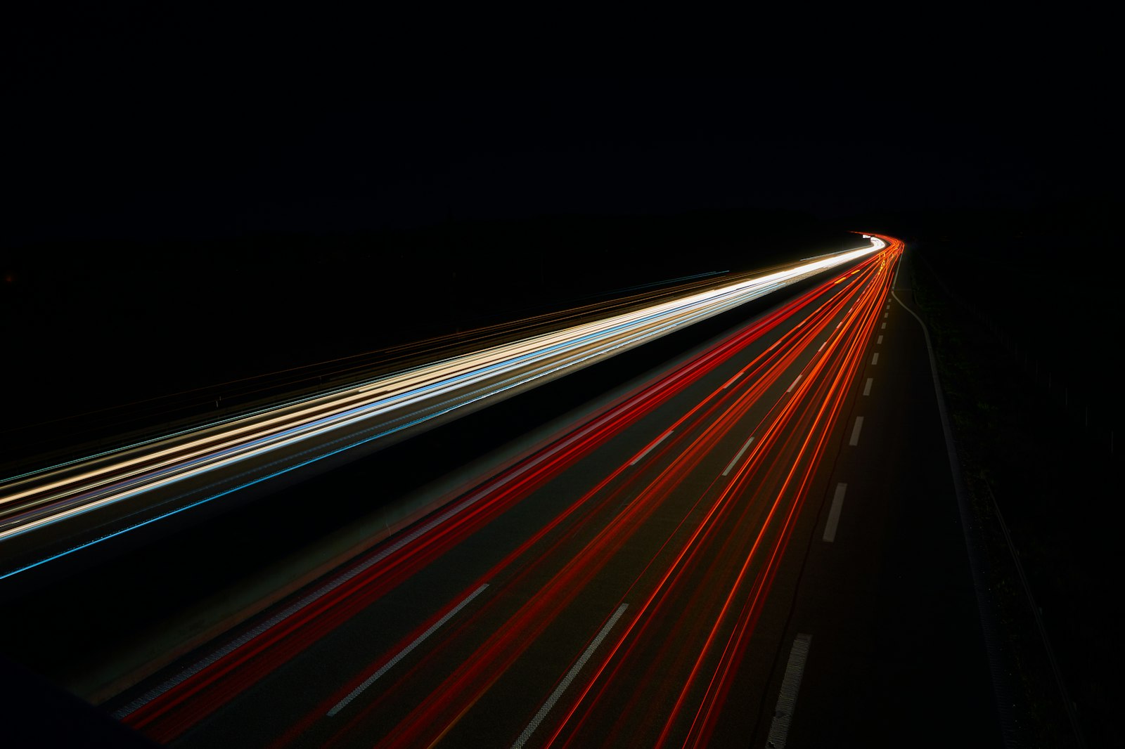 Timelapse on road
