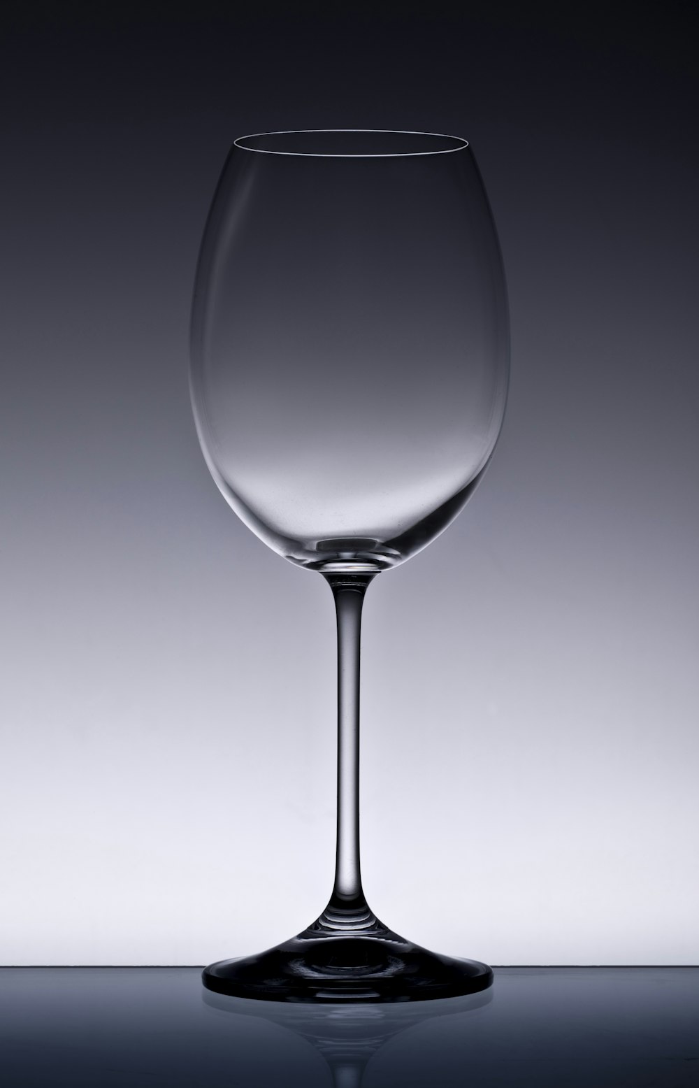 clear wine glass