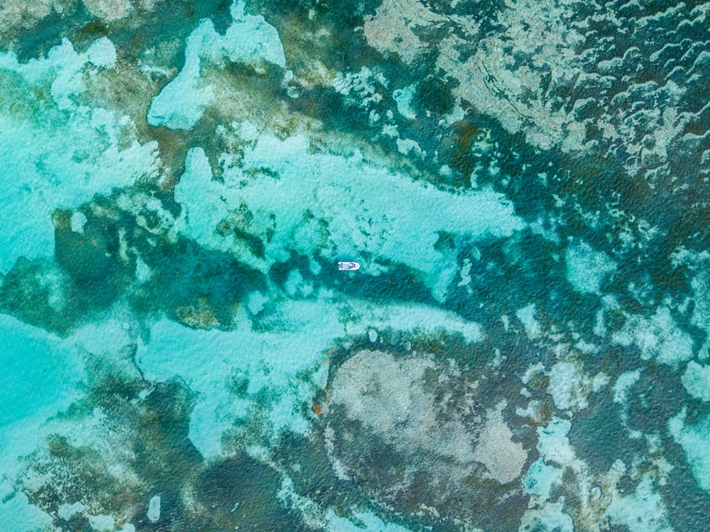 aerial photograph of ocean
