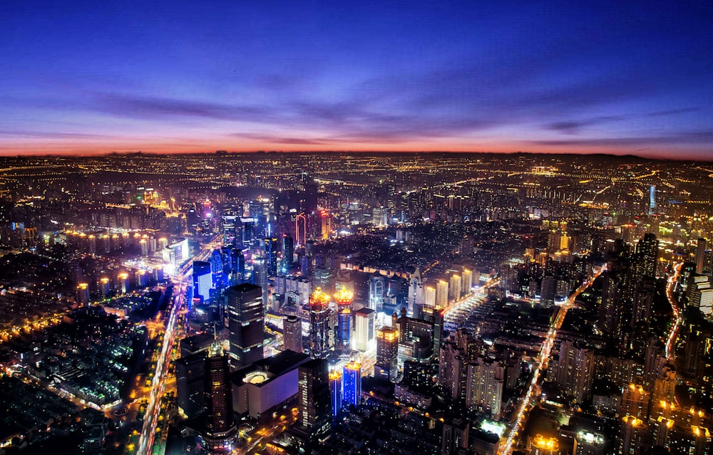 aerial view of cityscape