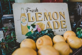 lemonades on tray