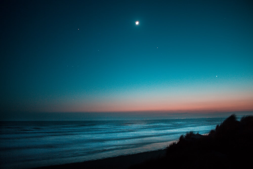 landscape photo of body of water