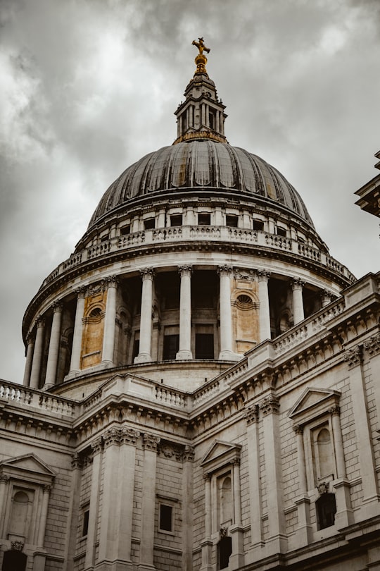 man's eye view of cathedral in St. Paul's Cathedral United Kingdom