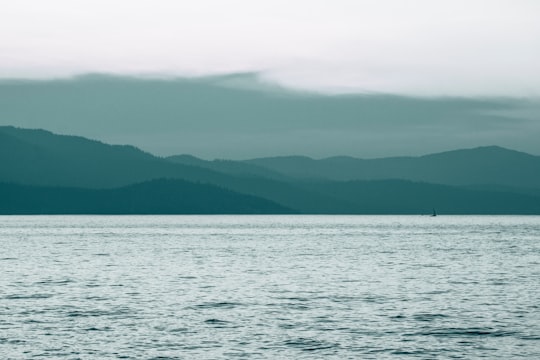 body of water and mountains during daytime in South Lake Tahoe United States