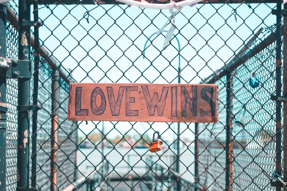 Love Wins-printed signage
