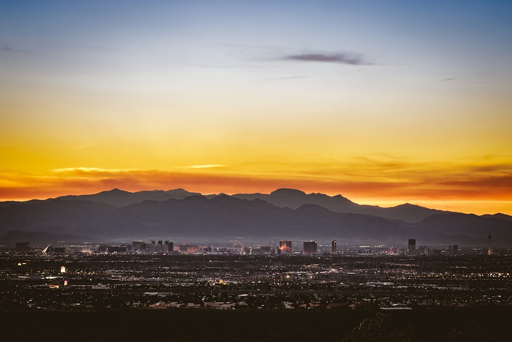 fotografia aerea della città