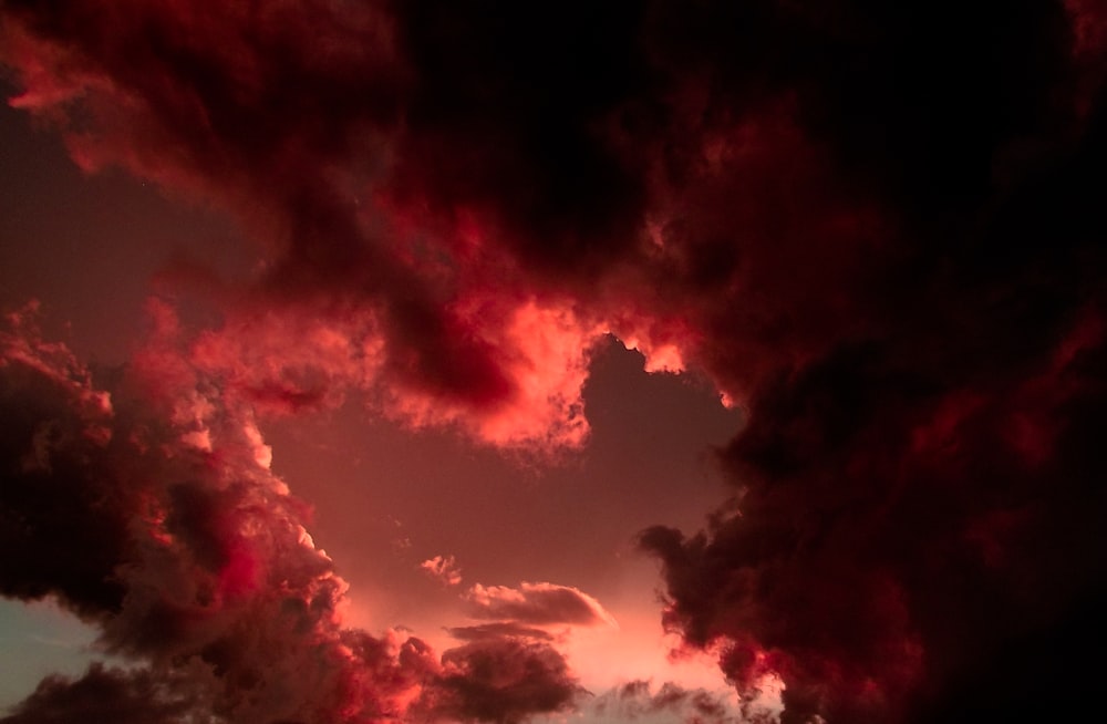 clouds during sunset