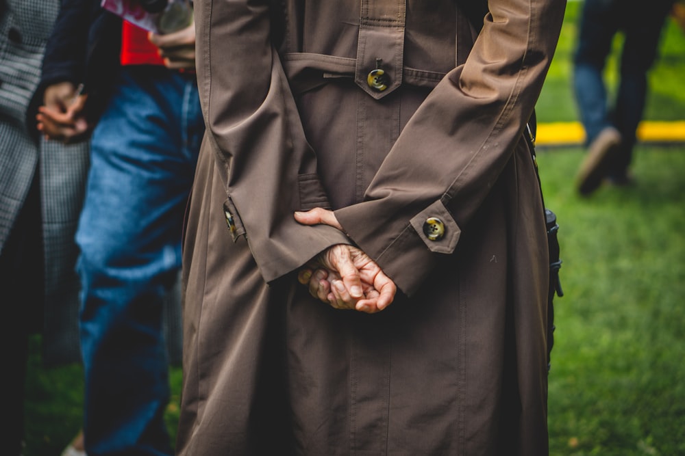 women's brown coat