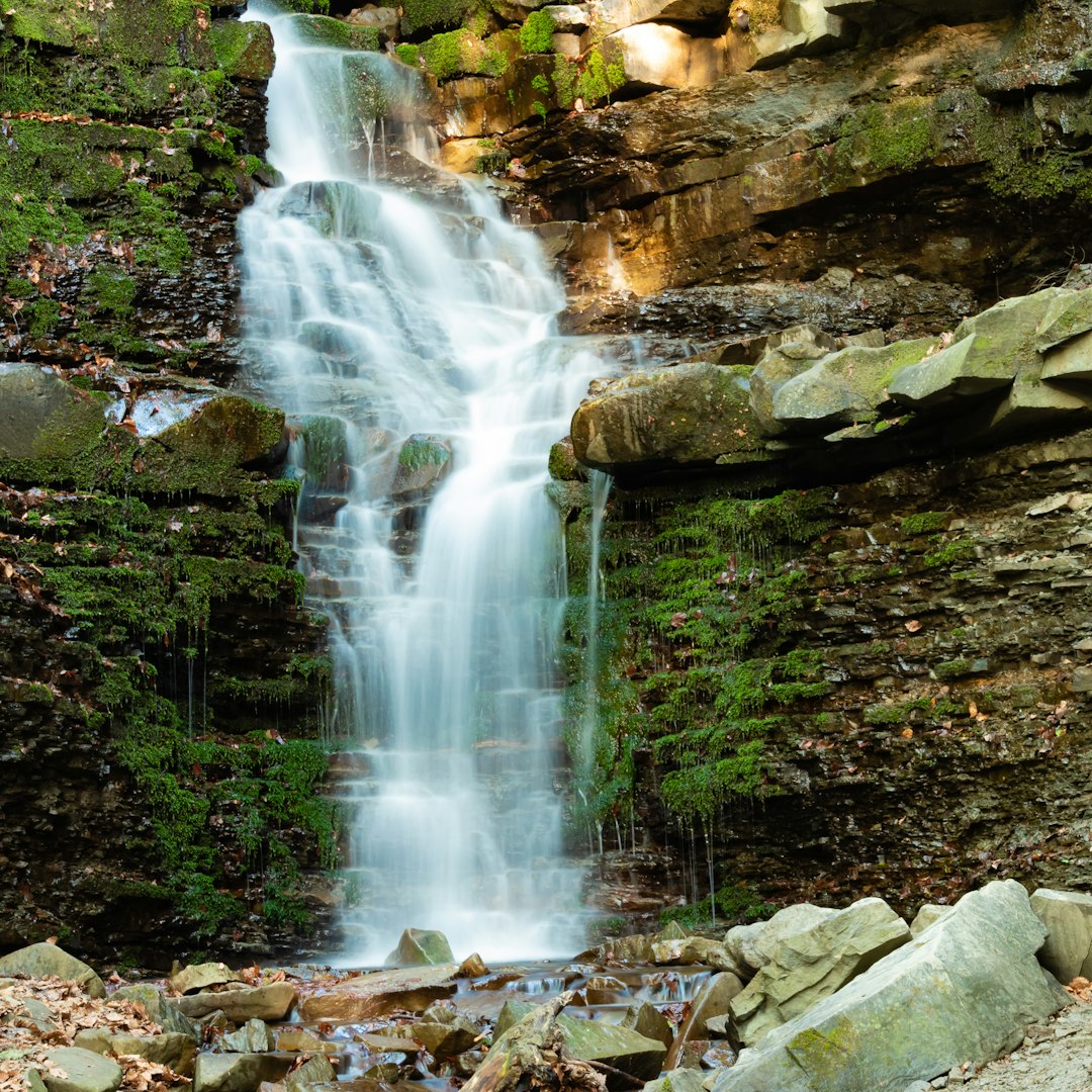 waterfalls at daytime