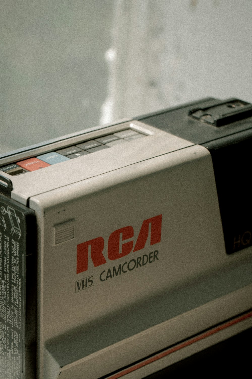 videocámara RCA negra y gris