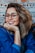 closeup photo of woman wearing black framed eyeglasses