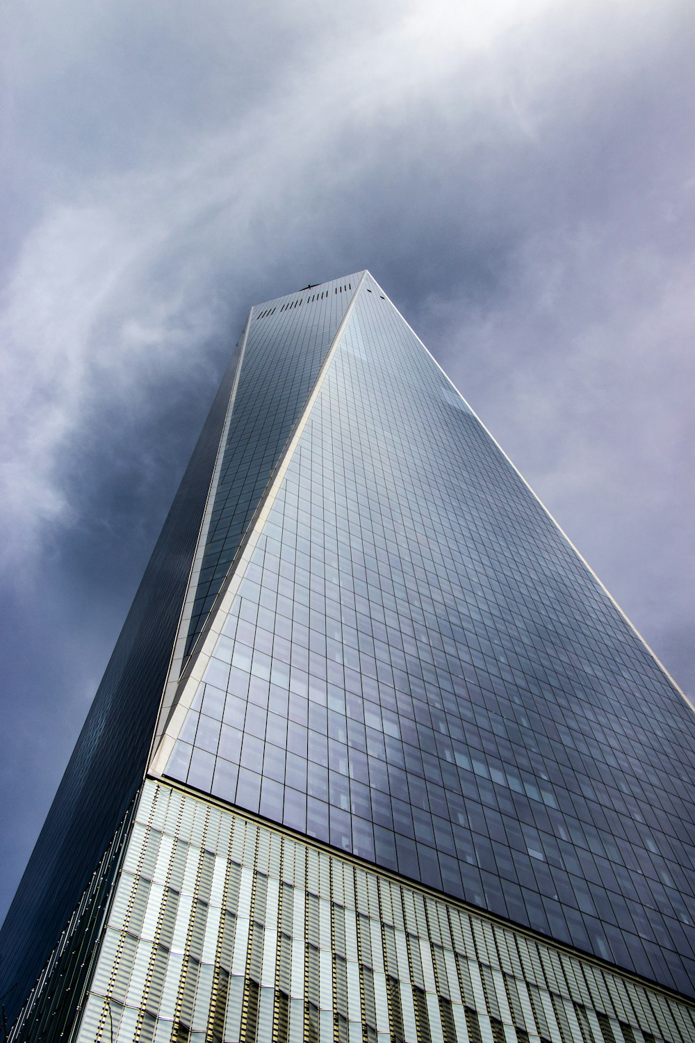 Low-Angle-Foto des Shanghai-Gebäudes