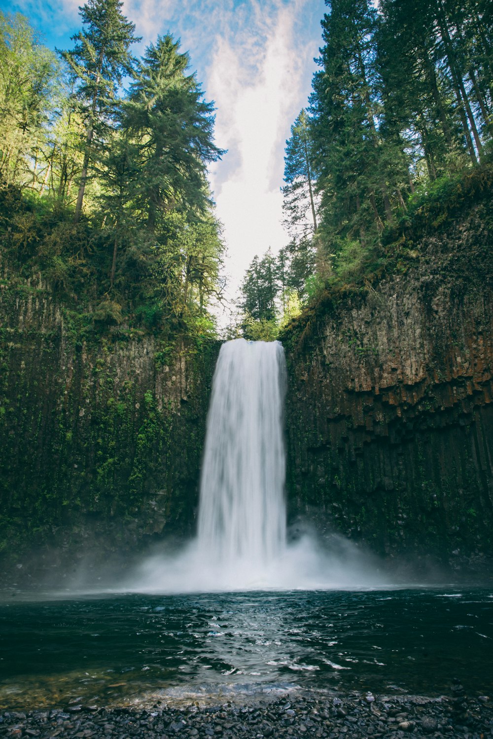 photo of waterfalls