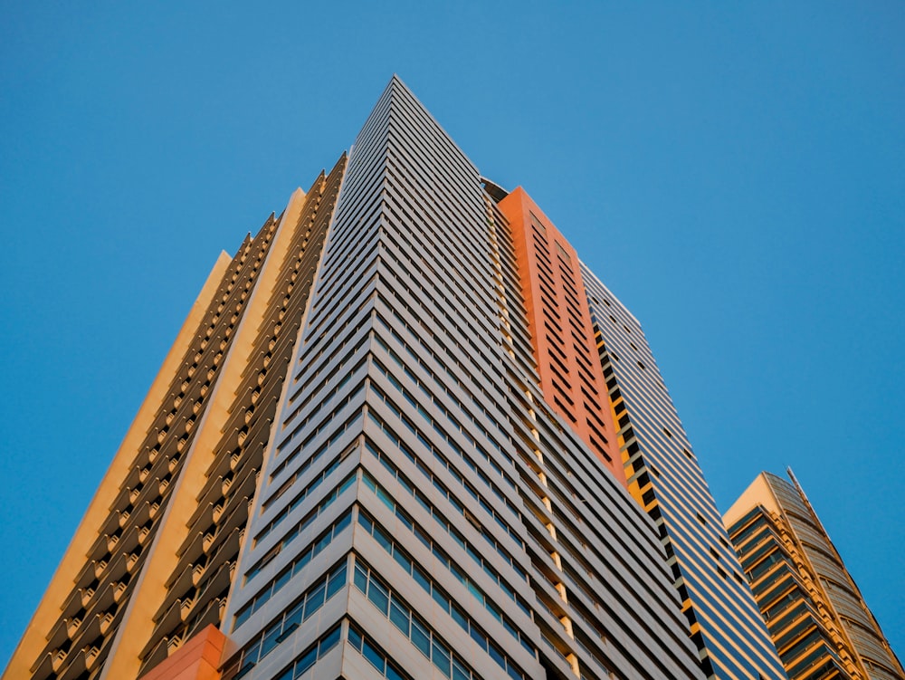 ant view of gray and beige concrete buildings