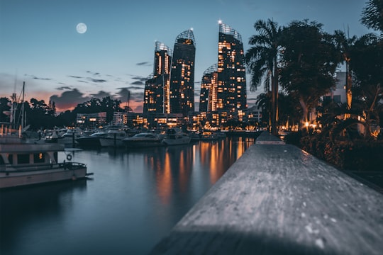 high-rise buildings near body of water during dusk in Reflections At Keppel Bay Singapore