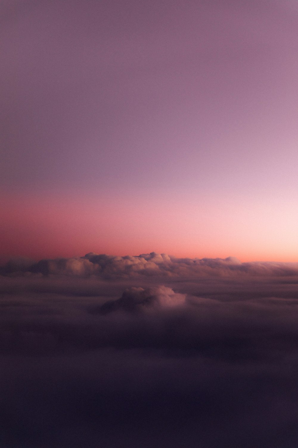 Weiße Wolken Tapete