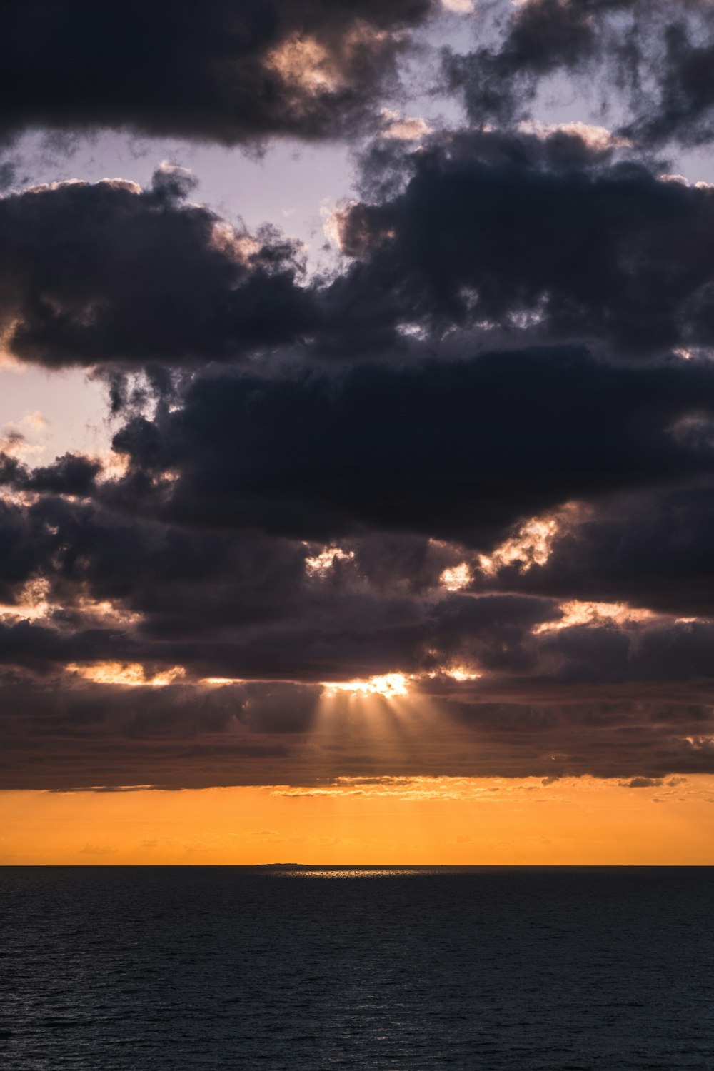 Szenerie des Sonnenuntergangs