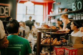 people eating at the restaurant