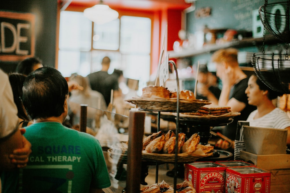 people eating at the restaurant