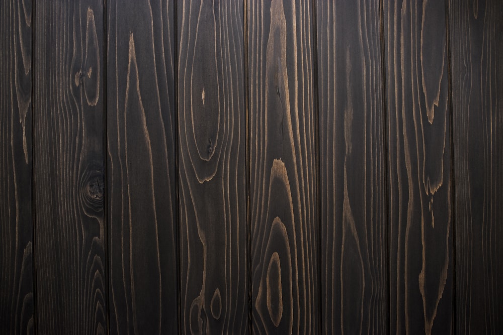 Black Wooden Boards Wallpaper