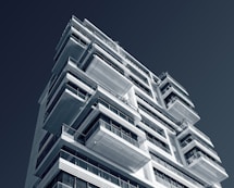 low angle photography of condominium