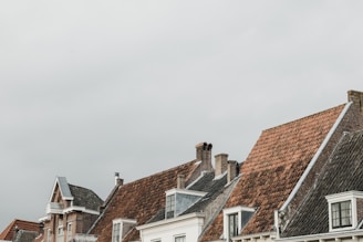 concrete structure with roof shingles