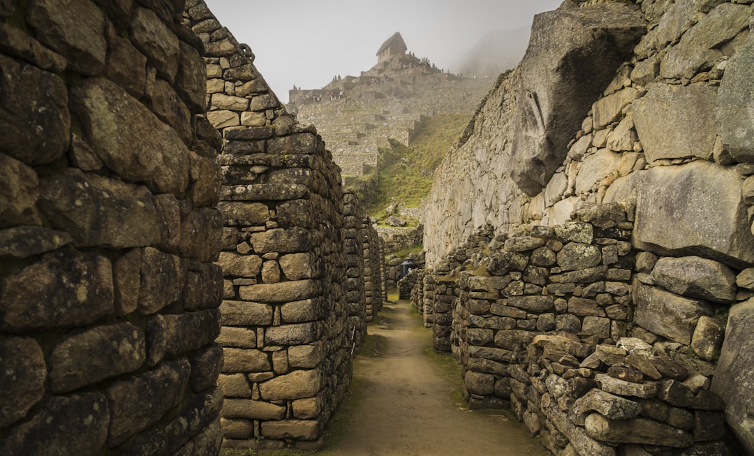 empty rock wall, Ruins of Machu Picchu