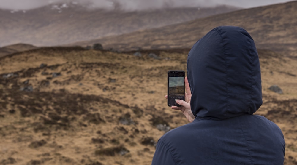 person holding smartphone