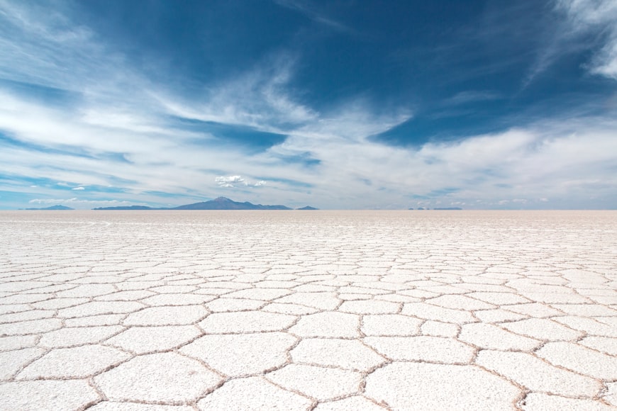 Un'immensa distesa di sale: il Salar de Uyuni in Bolivia