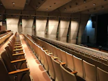 The empty auditorium bathed in soft sunlight, echoing with past memories.