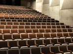 photography of theater chairs