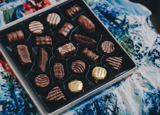 tray of chocolates