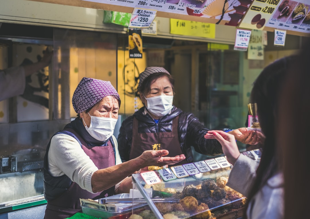 Japanese street food market