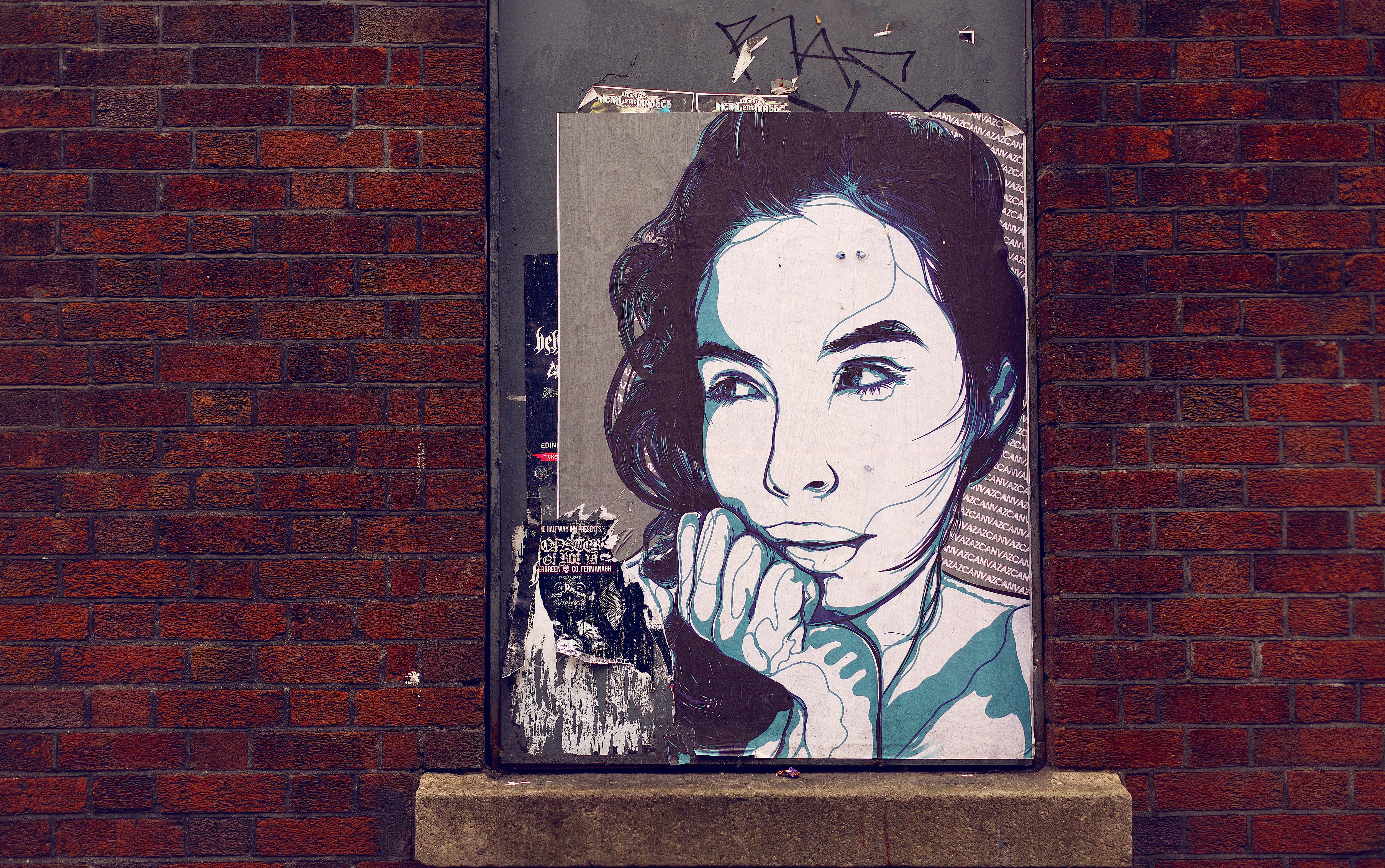 woman's portrait painting