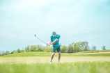 man playing golf
