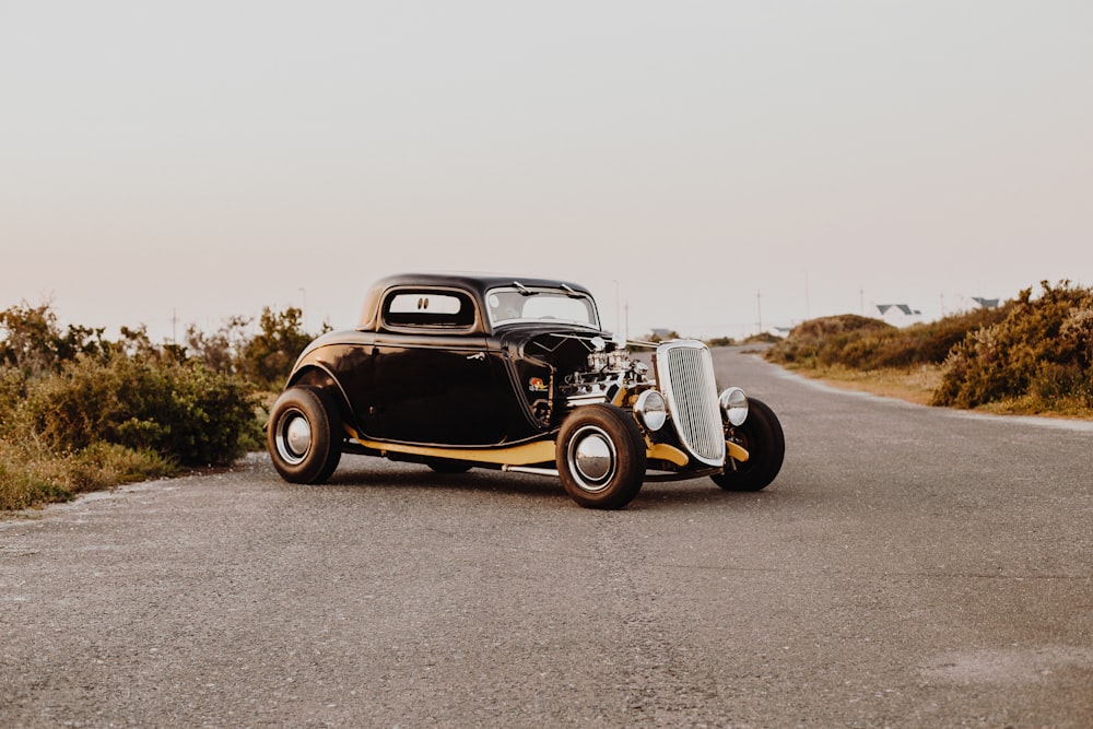 classic car on pavement