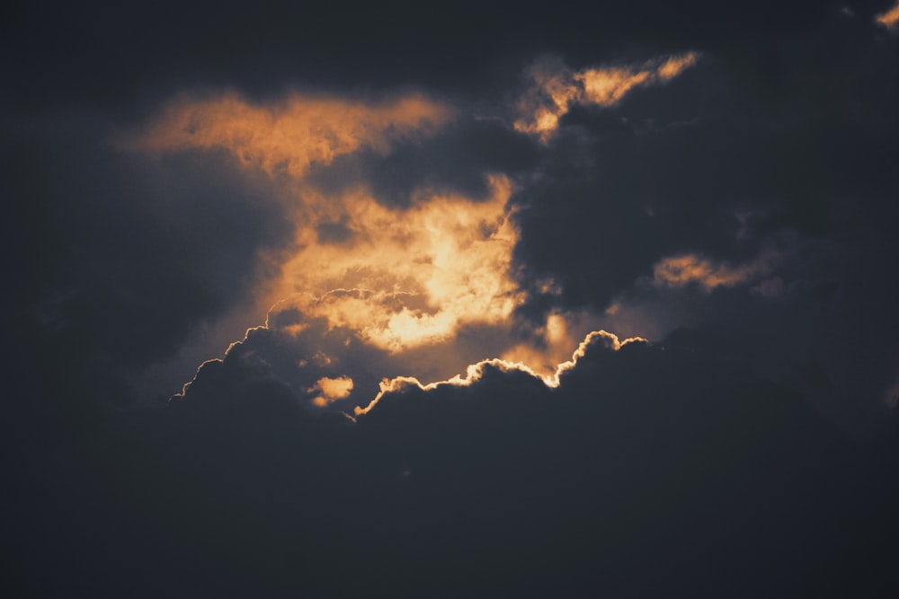 foto de nuvens cumulus