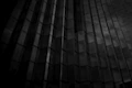 a black and white photo of a building