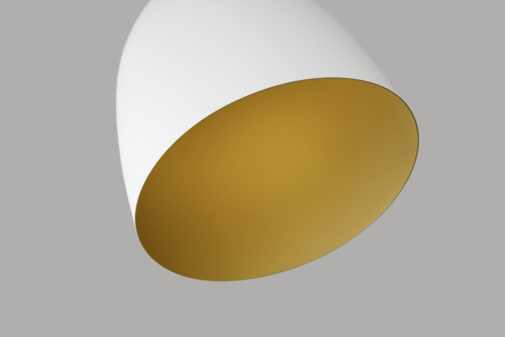 round white and yellow bowl illustration
