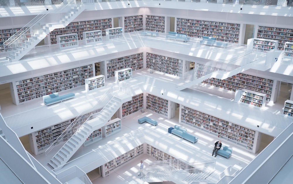 Fotografía de gran elevación de la biblioteca