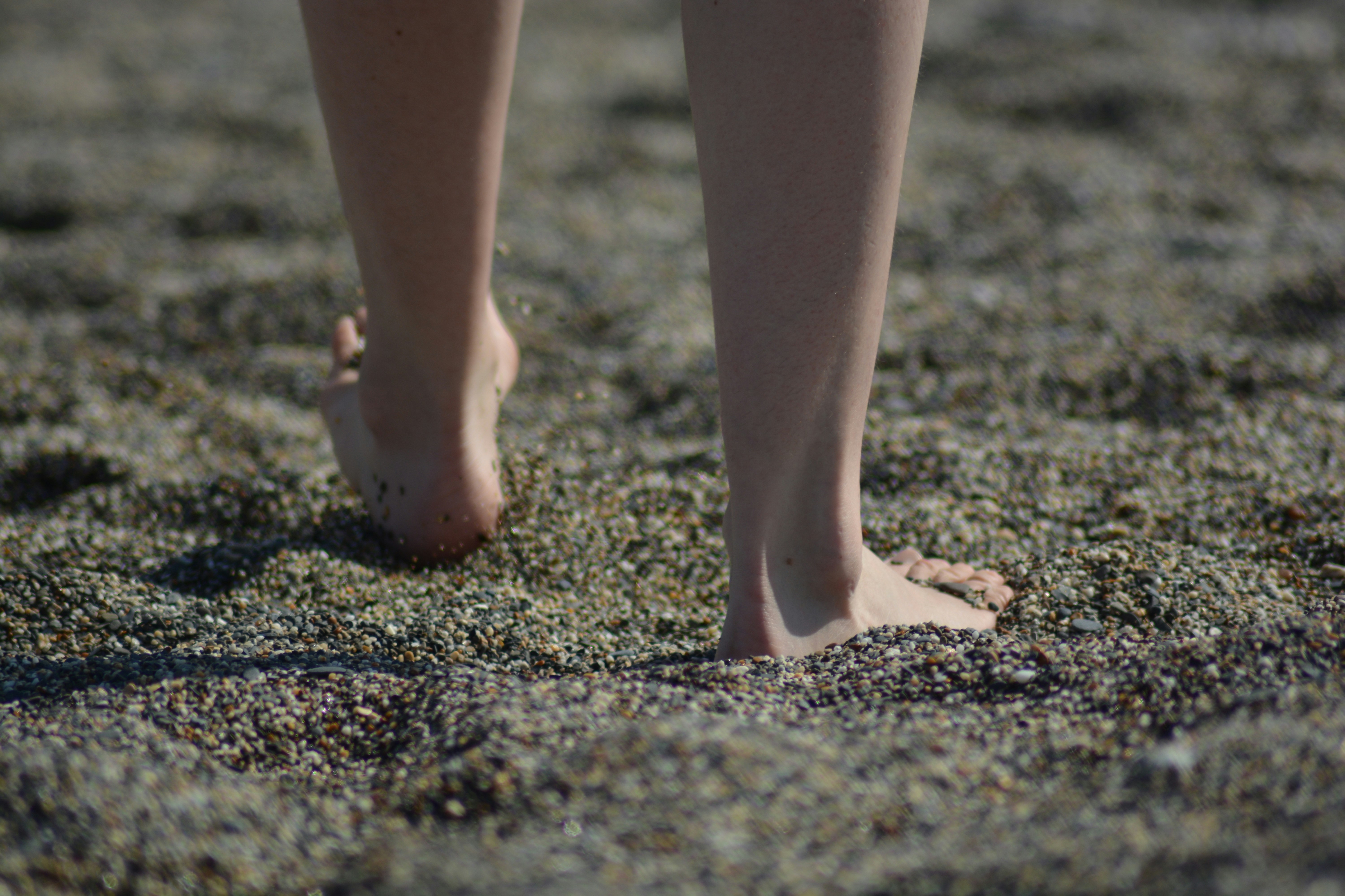 That great feeling of warm sand unedr your feet as you walk towards the sea on a summer’s day.